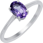 Amethyst Ring For Women, 925 Sterling Silver Ring, Amethyst Minimalist Ring, February Birthstone Jewelry Ring for Her